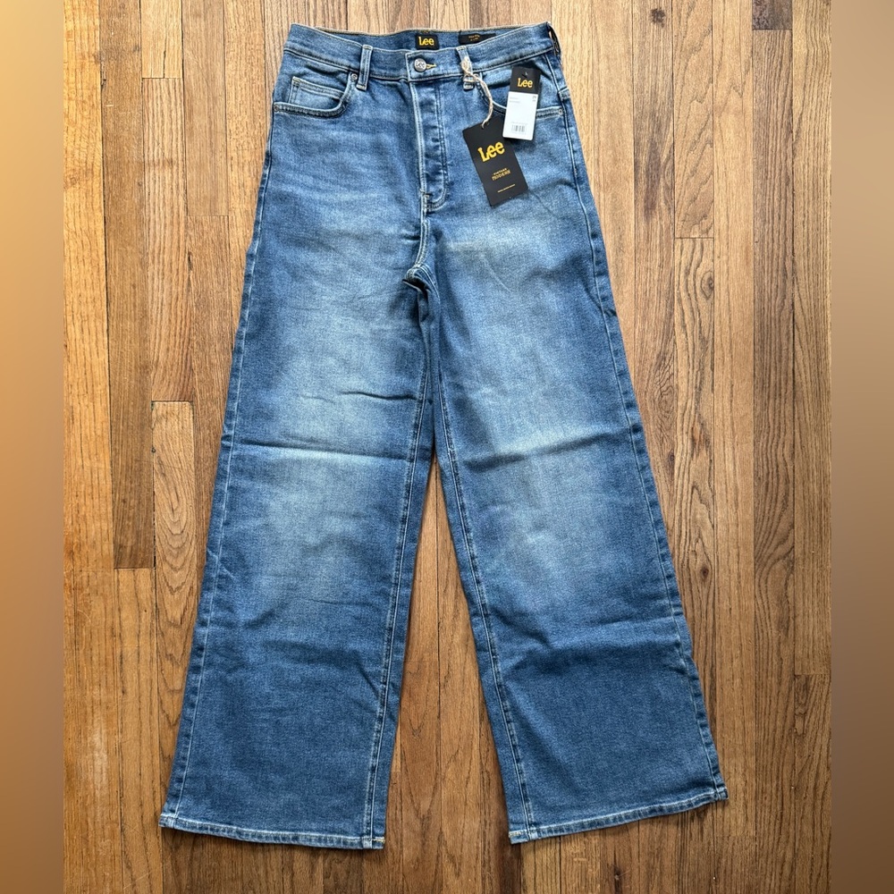 NWT Lee Wide Leg A-Line Jeans sold at Free People